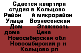 Сдается квартира-студия в Кольцово › Район ­ 3-й микрорайон › Улица ­ Вознесенская › Дом ­ 3 › Этажность дома ­ 10 › Цена ­ 11 000 - Новосибирская обл., Новосибирский р-н, Кольцово рп Недвижимость » Квартиры аренда   . Новосибирская обл.